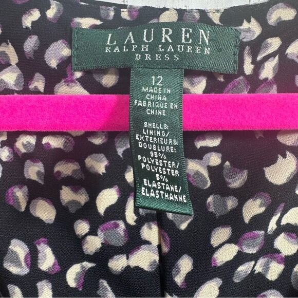 Lauren Ralph Lauren Ruched Cowl Neck Sleeveless Stretch Sheath Casual Midi Dress - Picture 6 of 15